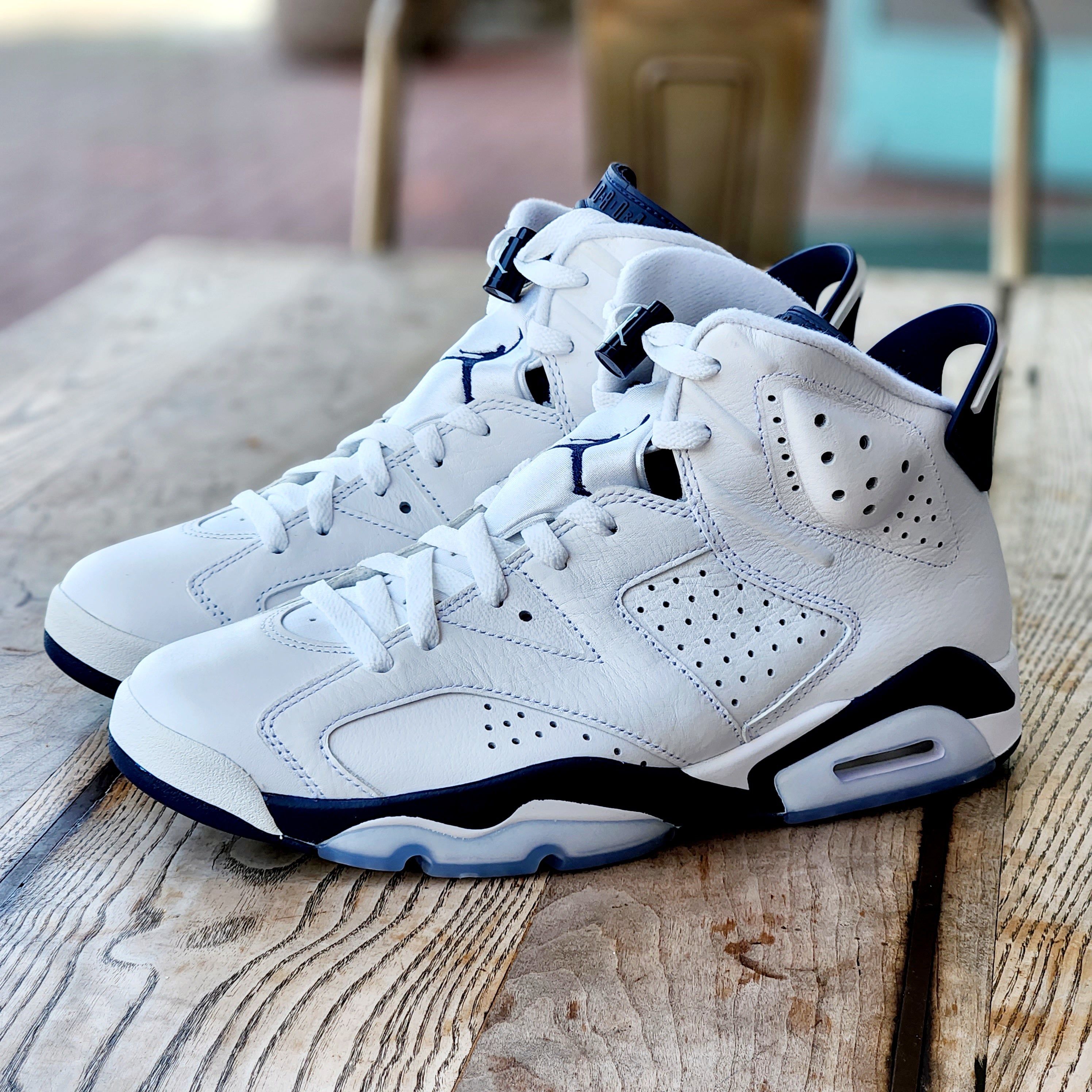 Air jordan 6 navy blue Clearance