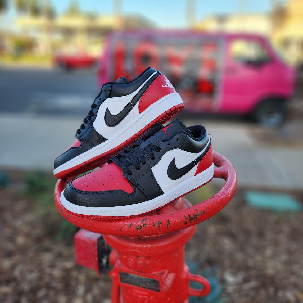 AIR JORDAN LOW 'BRED TOE'1
