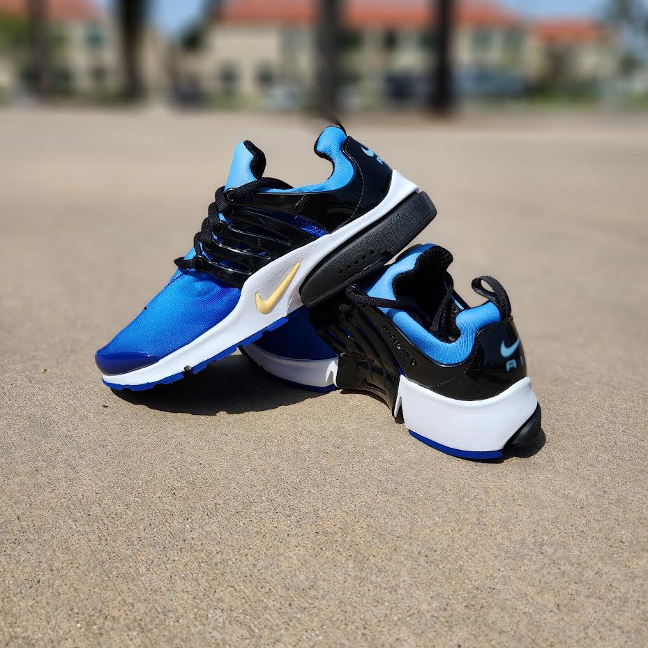 Nike air presto black and blue Clearance