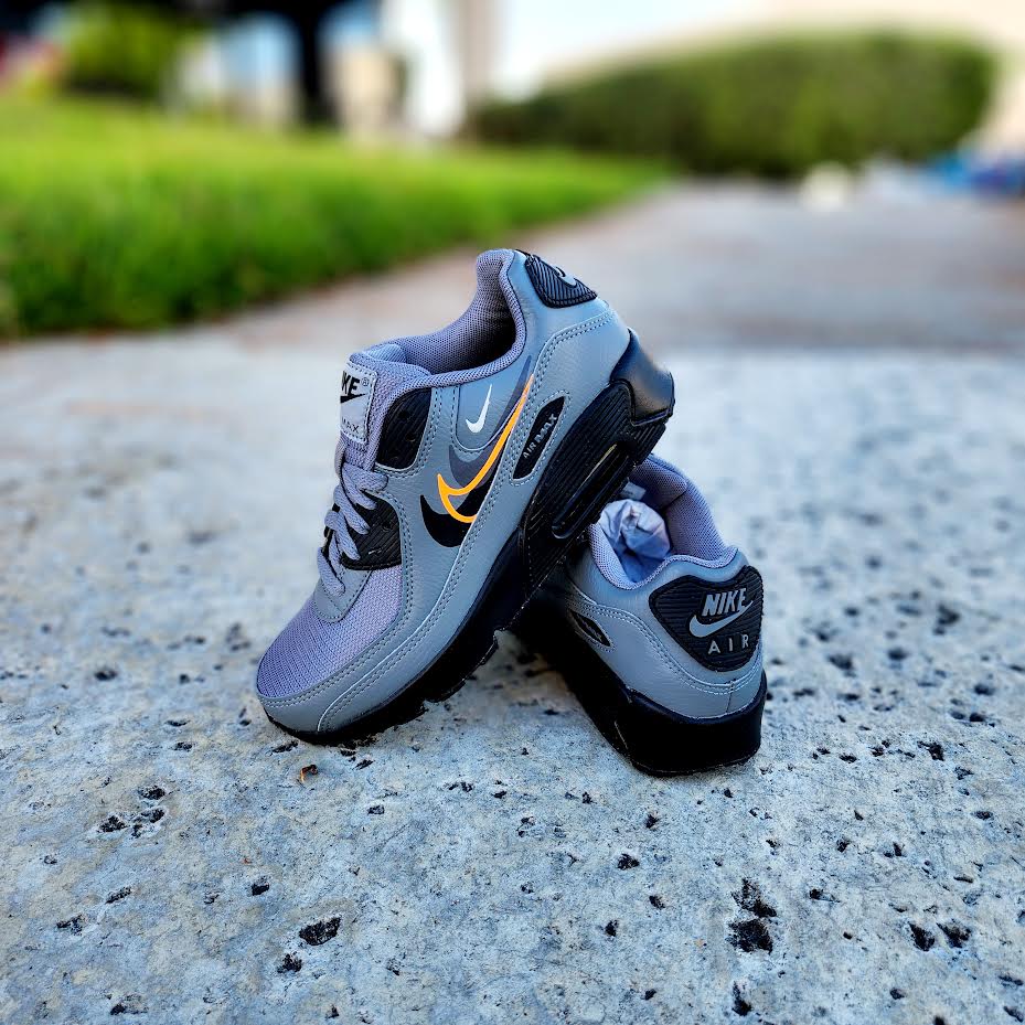 Nike Sneaker Nike Air Max 90 Wolf Grey And Blue Nike Air Max 90 CT2533-002 Buy Online NOIRFONCE