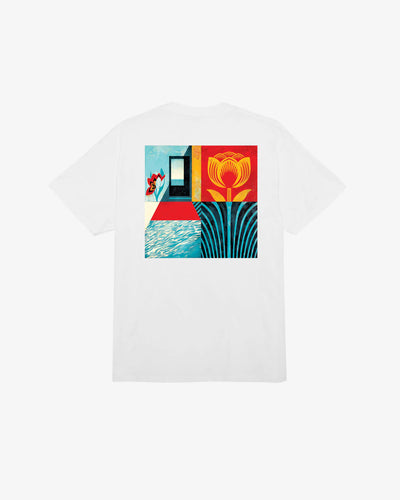 OBEY MOD DESERT TODAY TEE WHITE