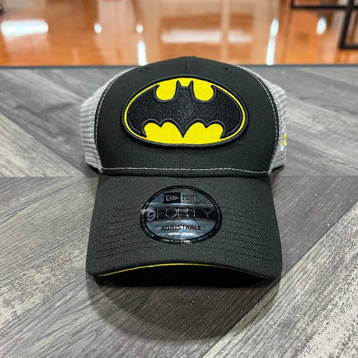 NEW ERA 940 BATMAN BLK YLW TRUCKER OSFA – PRIVATE SNEAKERS