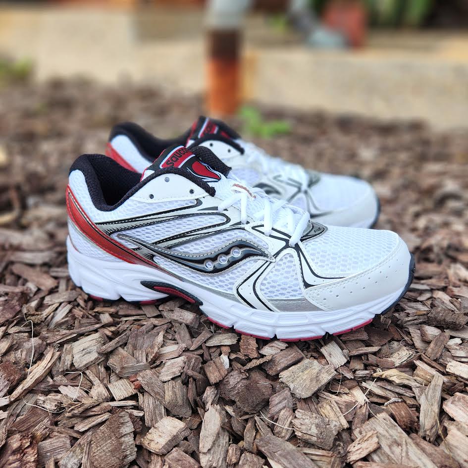 SAUCONY RIDE MILLENNIUM WHITE RED – PRIVATE SNEAKERS display picture 1