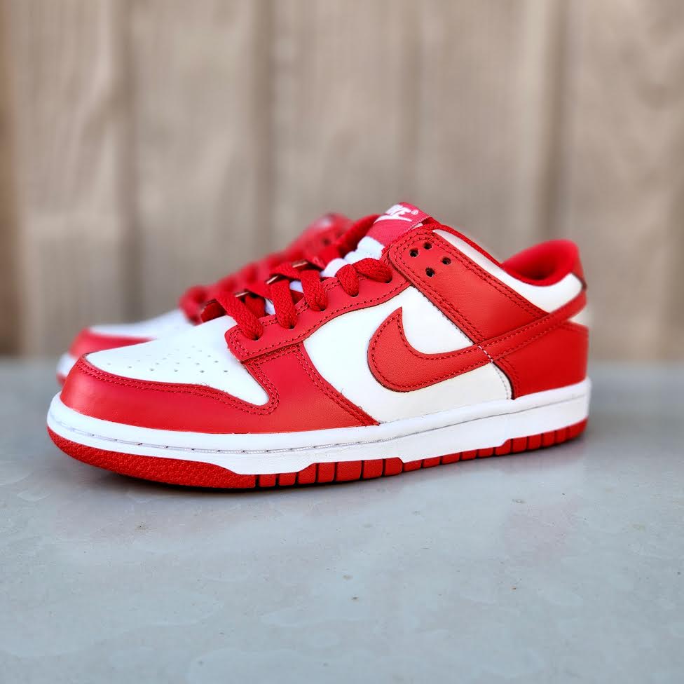 nike dunk low university red gs