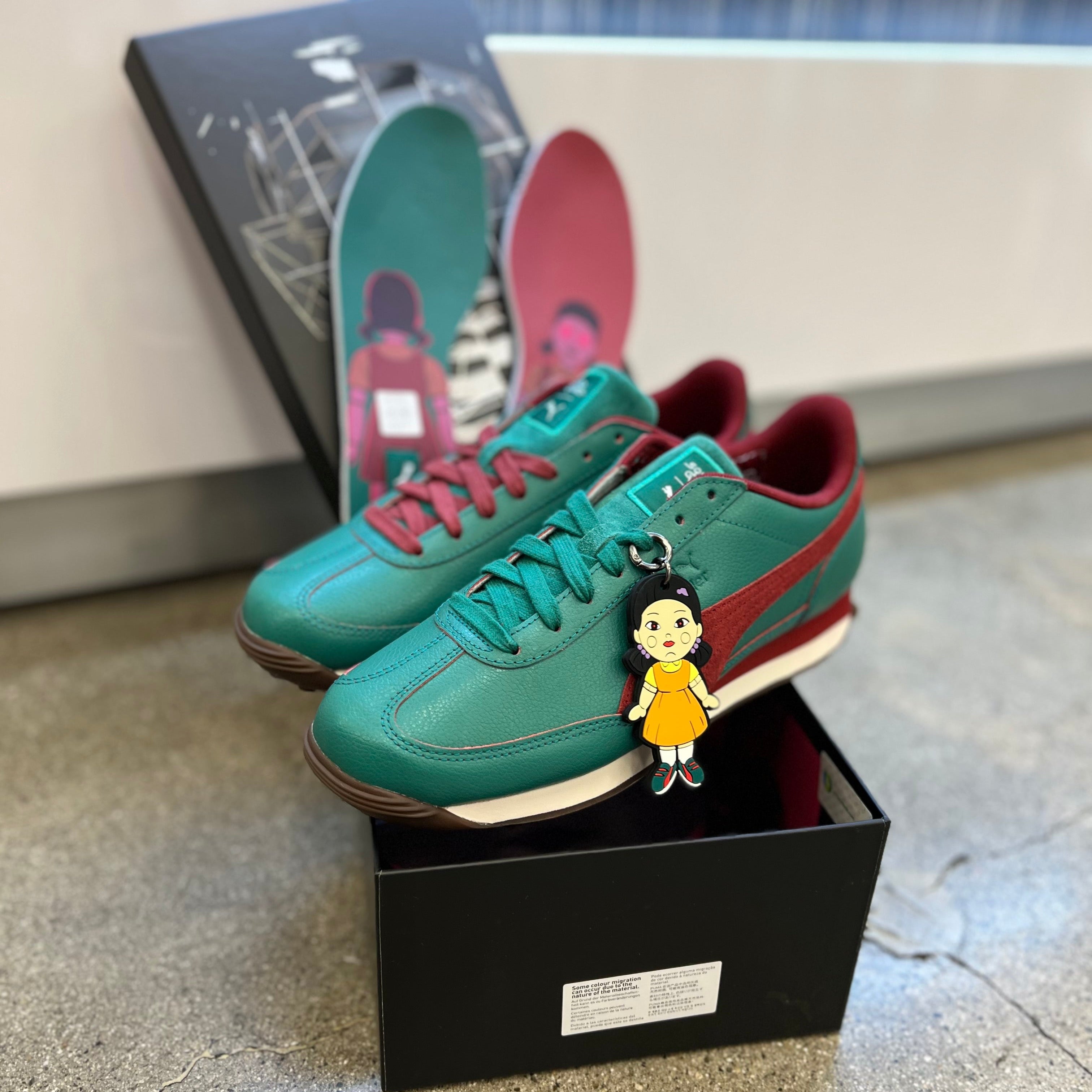 PUMA EASY RIDER SQUID GAME INTENSE RED DARK PINE – PRIVATE PUMA EASY RIDER SQUID GAME INTENSE RED DARK PINE – PRIVATE