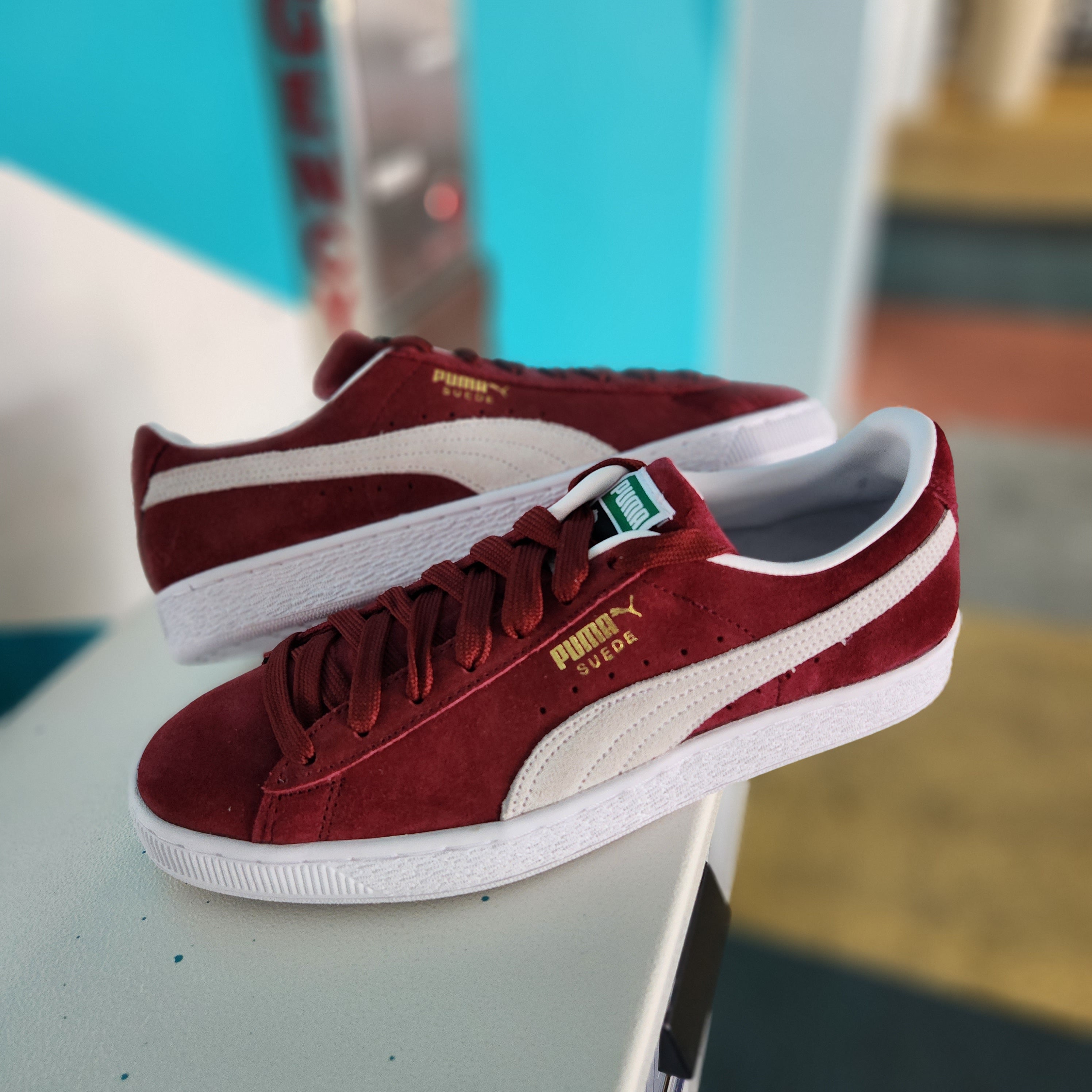 Puma classic suede cabernet Clearance