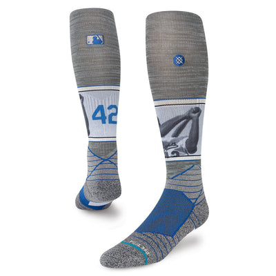 Stance X MLB Jackie Robinson 2022 OTC Socks Grey