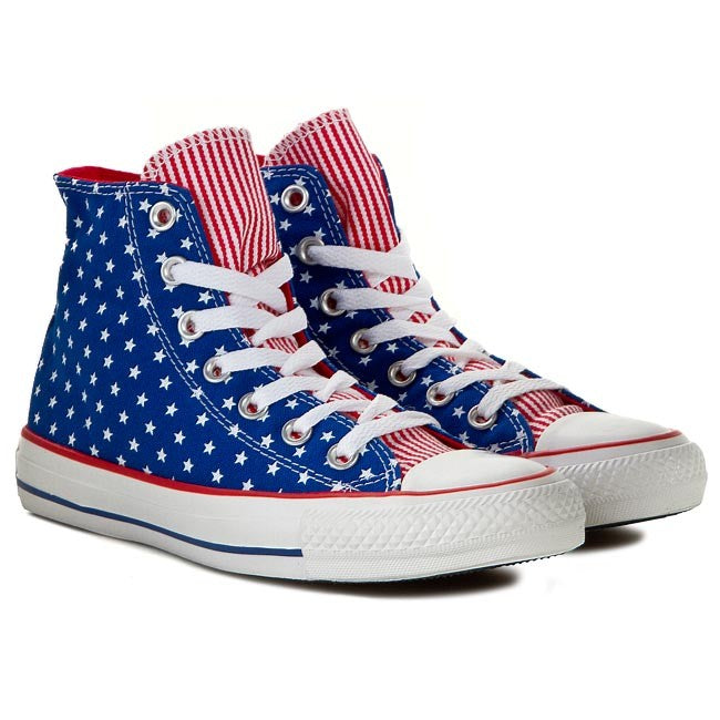 Converse Chuck Taylor All Star High Top USA Flag PRIVATE SNEAKERS