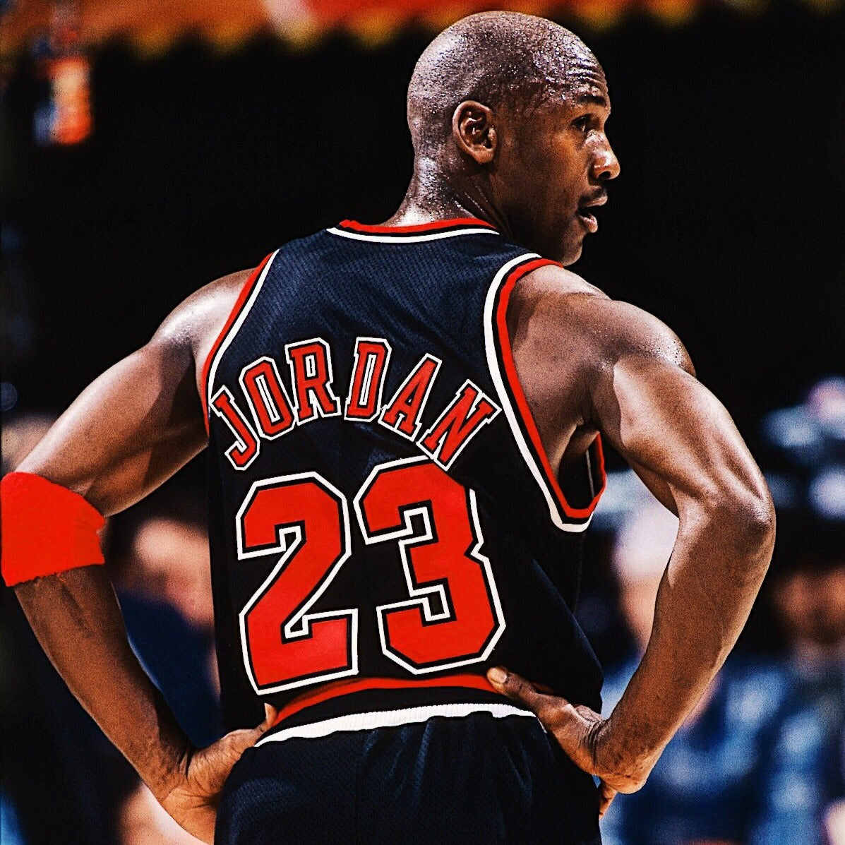 Micheal Jordan Chicago Bulls 1997-1998 Alternate Jersey – Rare