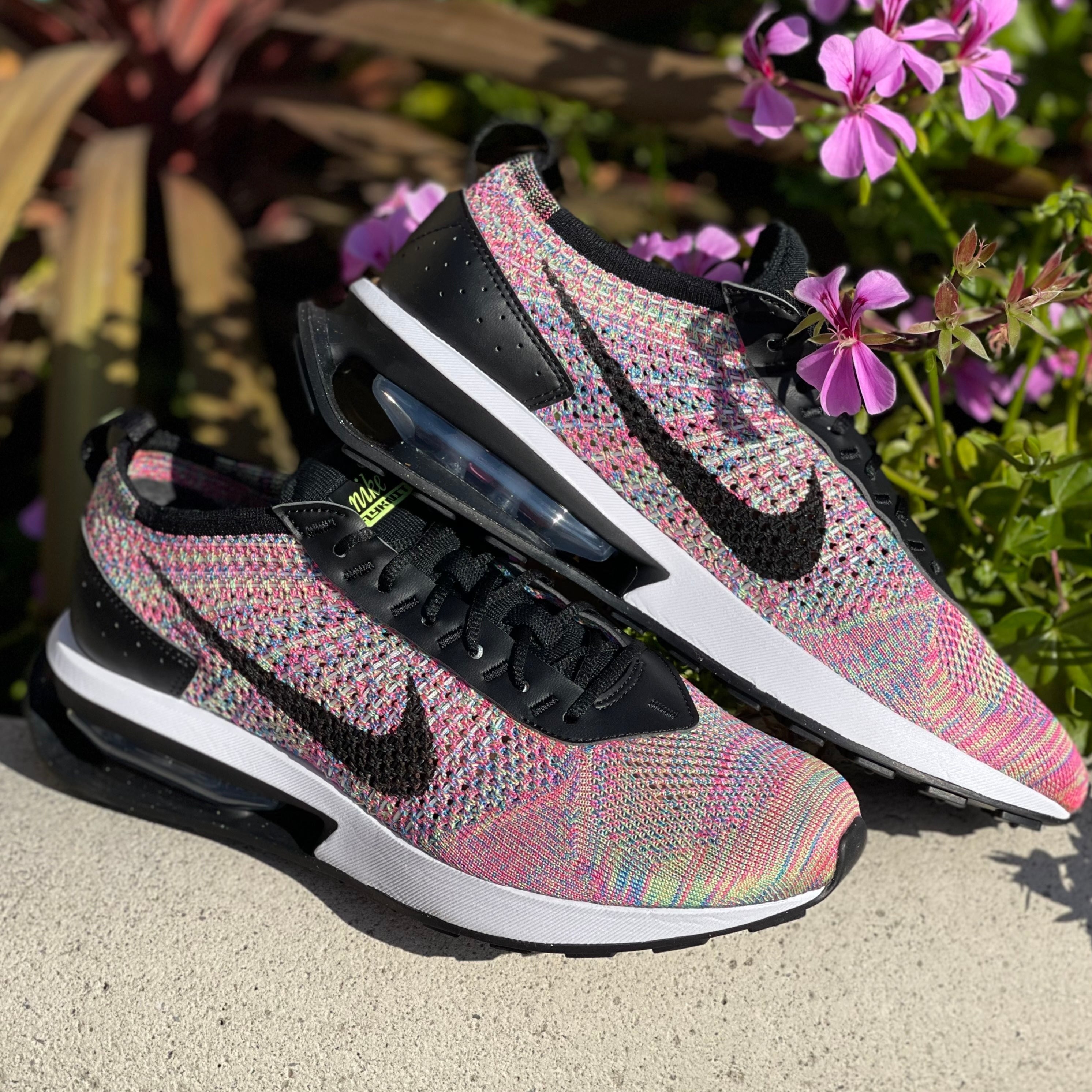 Nike Air Max Flyknit Racer Green Pink Blast – PRIVATE SNEAKERS