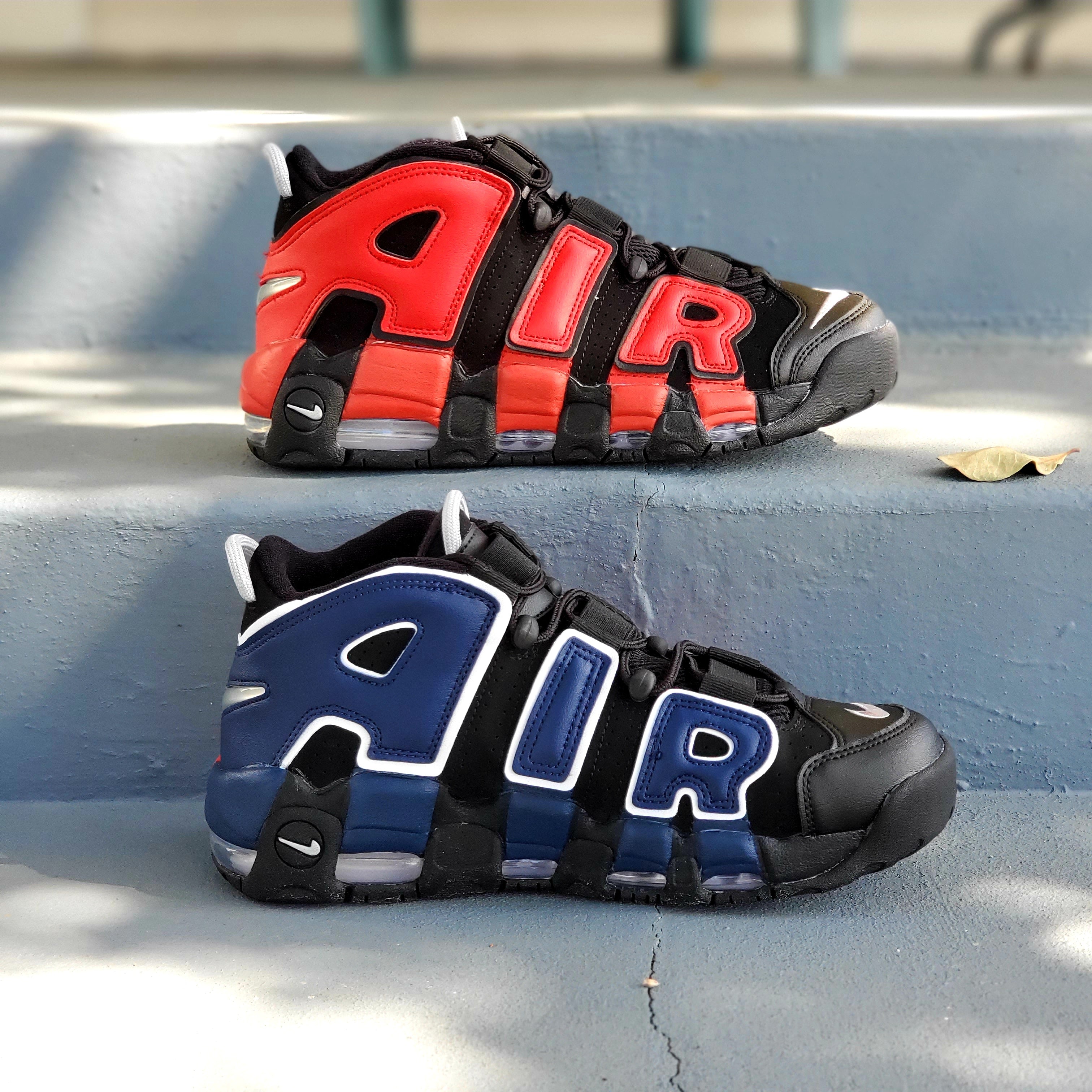 Men's Nike Air More Uptempo '96 - Black/White-University Red 10
