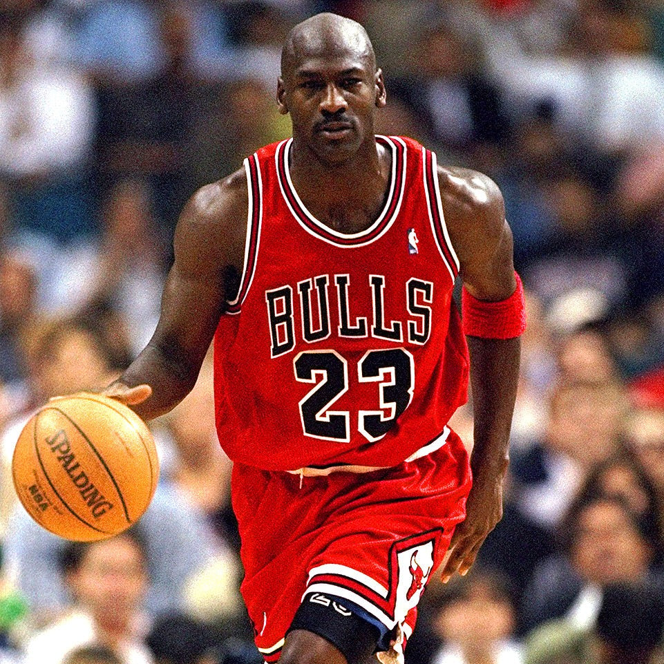100% Authentic Michael Jordan Mitchell Ness 97 98 Bulls Jersey M