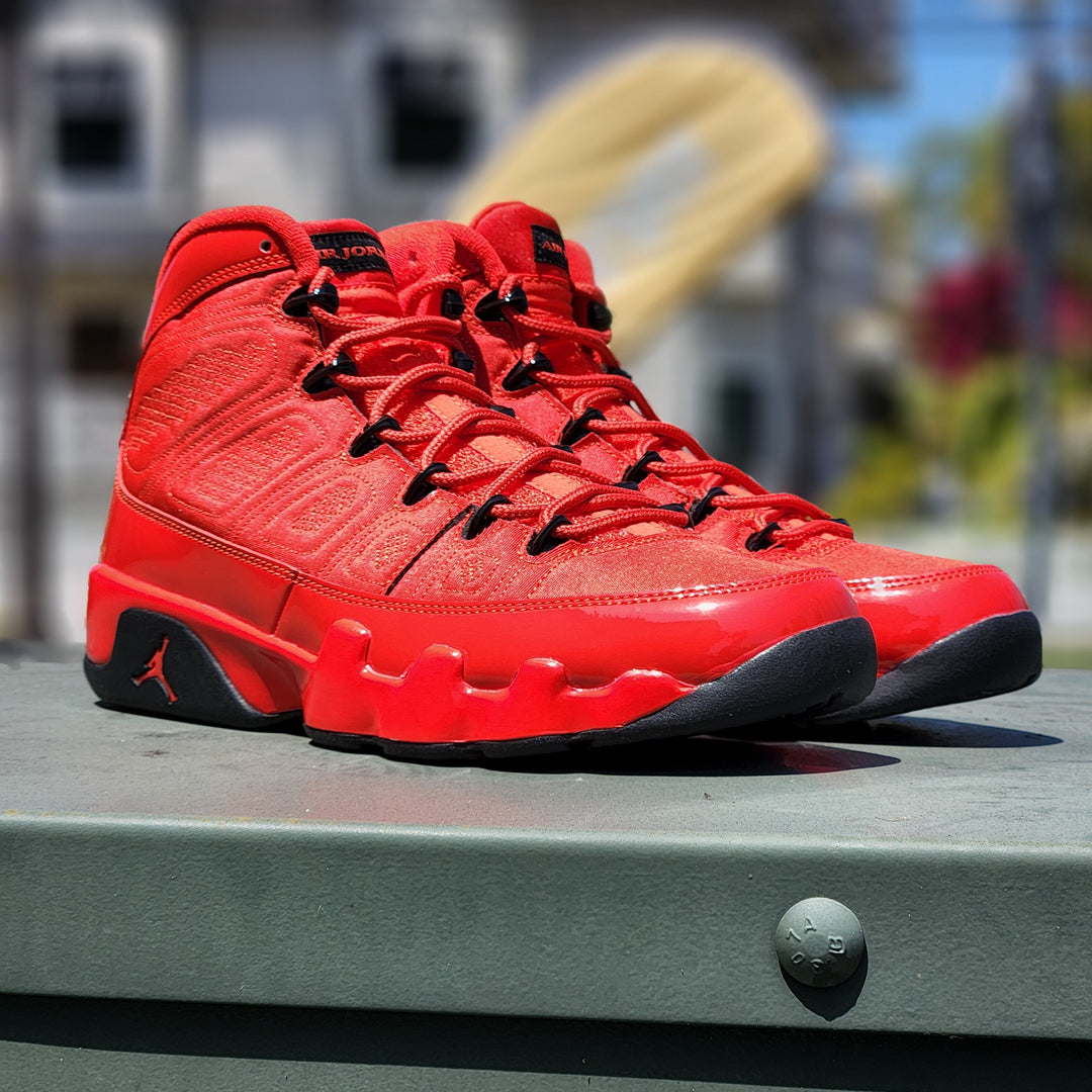 Chile Red Black And Red Jordan 9s Shoes For Basketball Shoe Nike