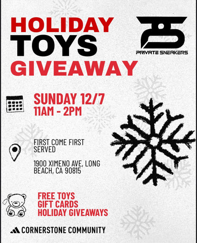 12th Annual Toy Giveaway at Private Sneakers