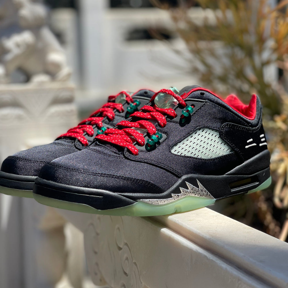 CLOT × NIKE AIR JORDAN 5 LOW “JADE”