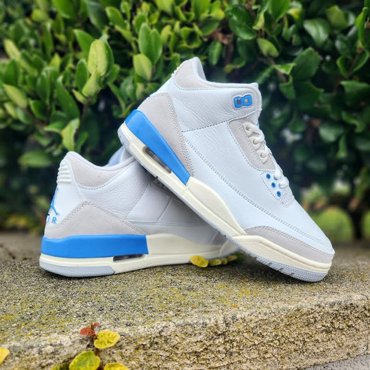 Jordan White Hydrogen Blue Air Jordan Retro 