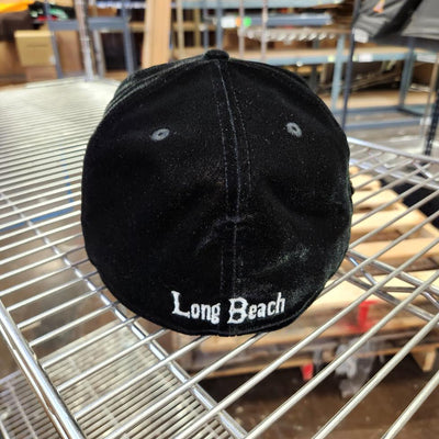 NEW ERA 59/50 FITTED X LONG BEACH X PRIVATE SNEAKERS BLACK VELOUR (GLOW)