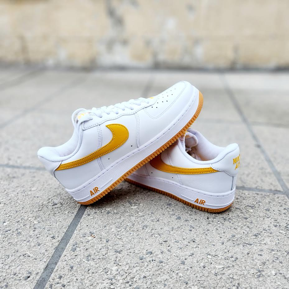 Nike Sneaker Mustard Yellow Air Force Nike Air Force Low Retro QS