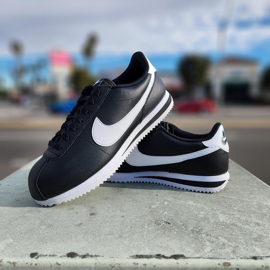 NIKE CORTEZ BLACK WHITE PRIVATE SNEAKERS nike-cortez-black-white-private-sneakers