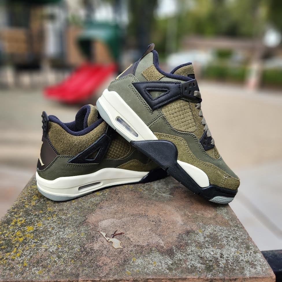 AIR JORDAN 4 RETRO SE GS CRAFT 'OLIVE' – PRIVATE SNEAKERS