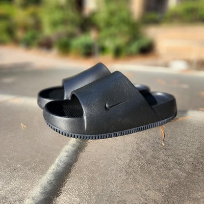 W Nike Calm Slide 'BLACK'