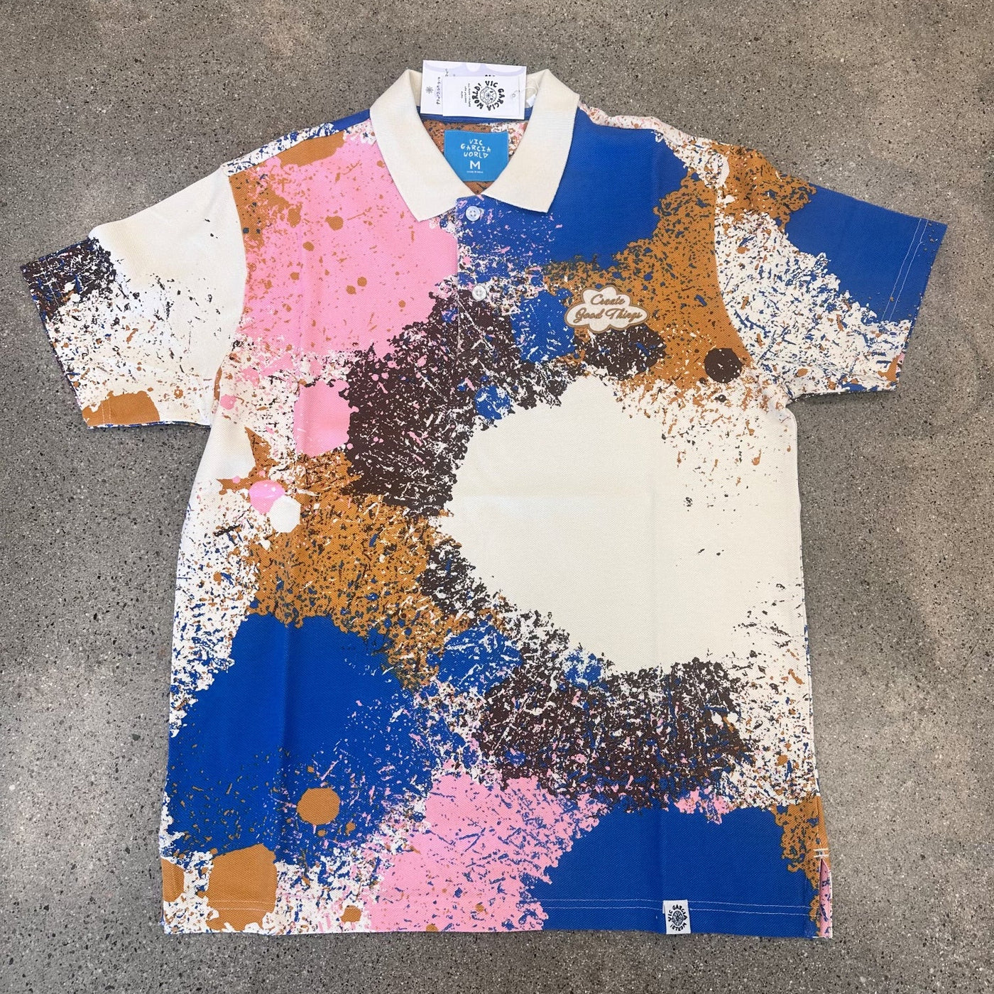 VIC GARCIA WORLD SPLATTER POLO