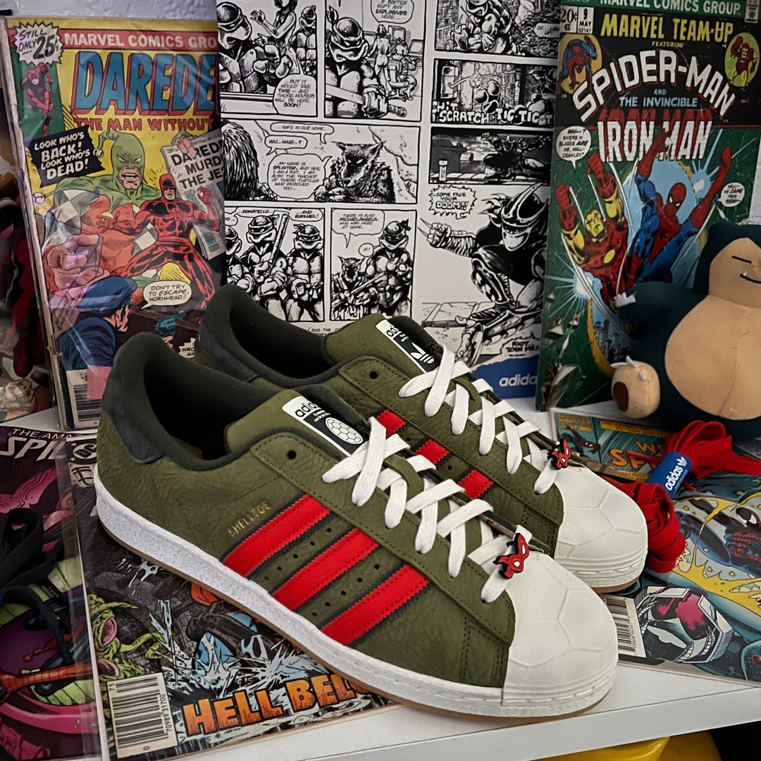 adidas gazelle silver green womens ADIDAS TMNT SHELLTOE – PRIVATE SNEAKERS