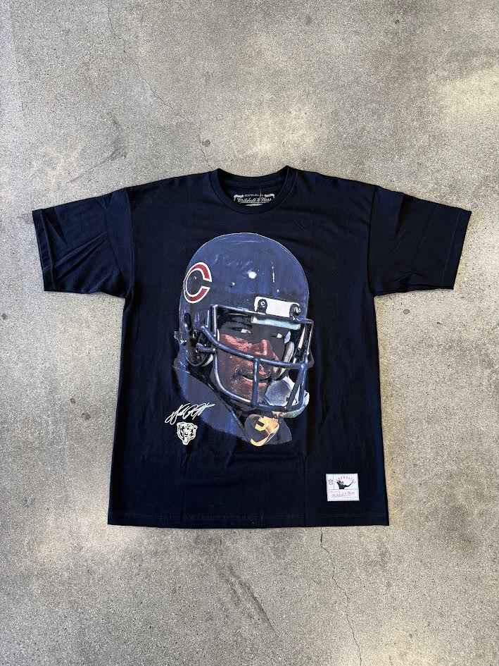 MITCHELL & NESS NFL REAL BIG FACE TEE BEARS WALTER PAYTON