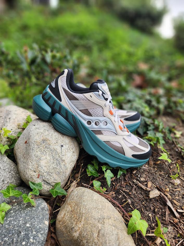 NWT Saucony GRID NXT Mens Size 10 Silver Green Running Shoe Sneakers Saucony GRID NXT Sneaker (Men) | Nordstromrack main image 2