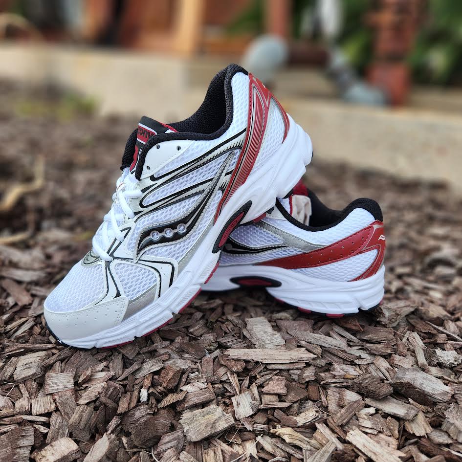 Saucony Ride Millennium White Silver Red Men\'s Shoes Sneakers S70812-22 SAUCONY RIDE MILLENNIUM WHITE RED – PRIVATE SNEAKERS main image 3