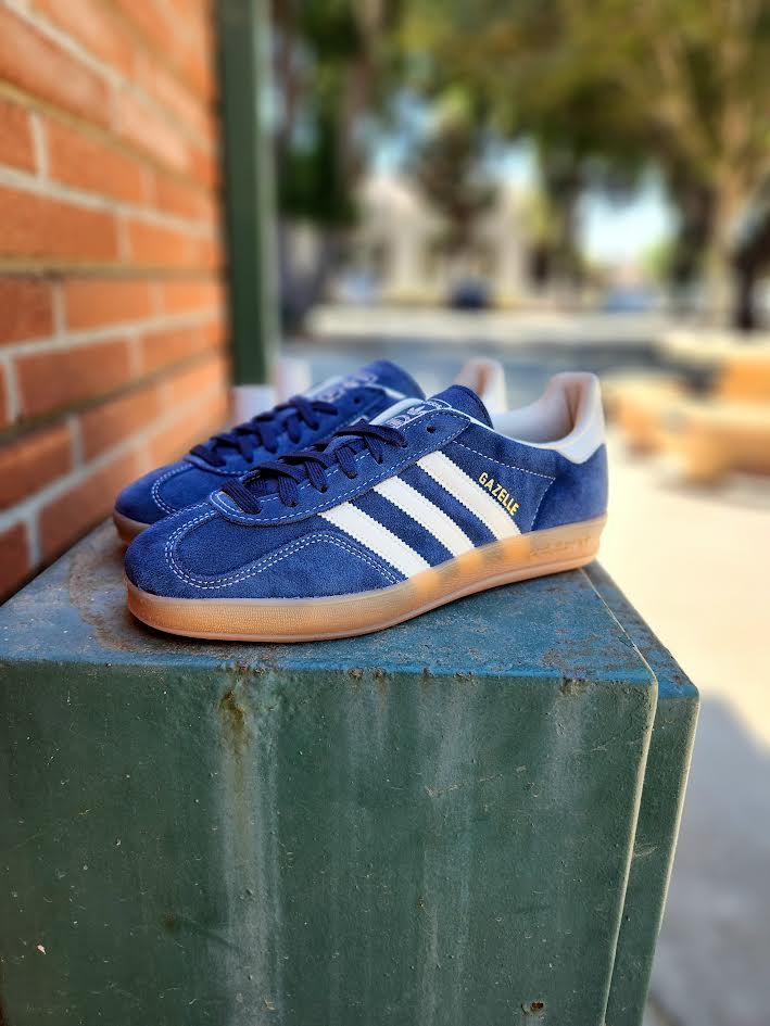 ADIDAS GAZELLE INDOOR INDIGO WHITE – PRIVATE SNEAKERS