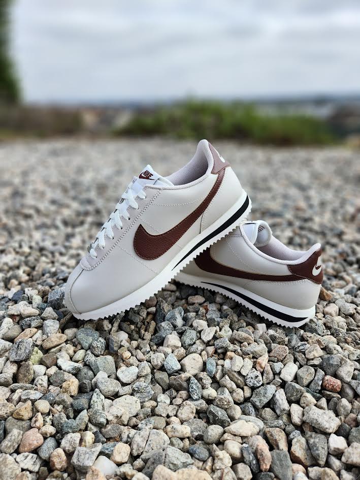 nike cortez leather brown