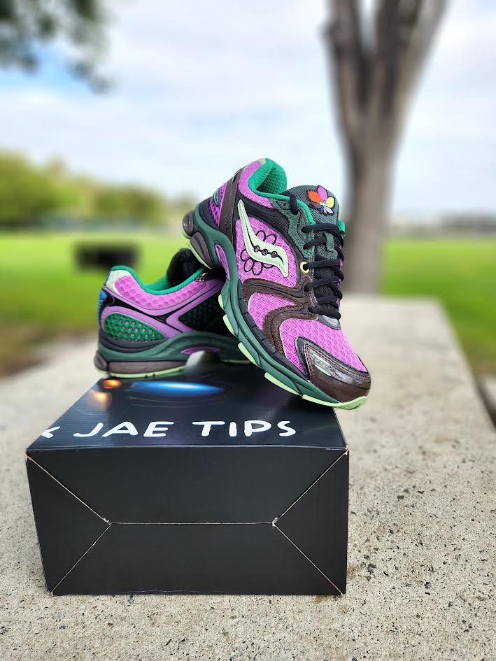 SAUCONY PROGRID TRIUMPH 4 JAE TIPS FLOWERS GROW UPTOWN PERILLA
