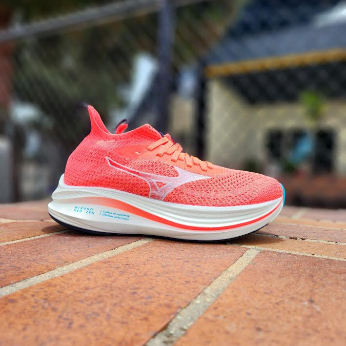 MIZUNO NEO ZEN WOMENS STRIKING CORAL WHITE – PRIVATE SNEAKERS