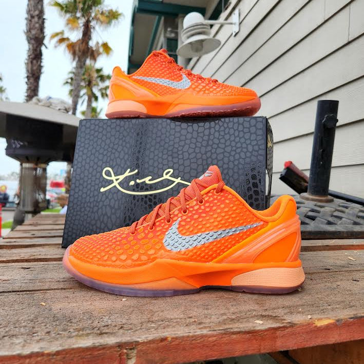 スニーカー Nike GS Kobe 6 Protro \"Total Orange\" Nike Kobe 6 Protro Total Orange IH1871-800 | SneakerFiles