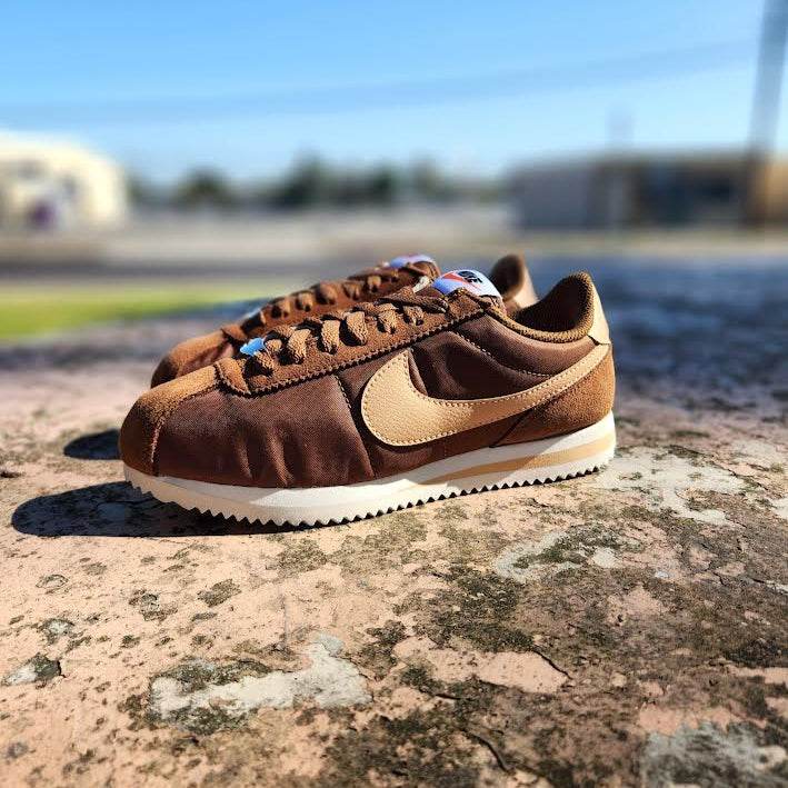 Nike Cortez Tan Leather Nike Cortez By You Custom Shoes