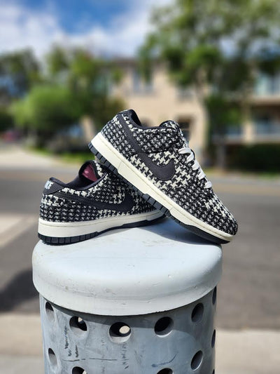 Harris Tweed × Dunk Low BlackPhantom 27 W Nike Dunk Low X Harris Tweed 'Black Phantom' – PRIVATE