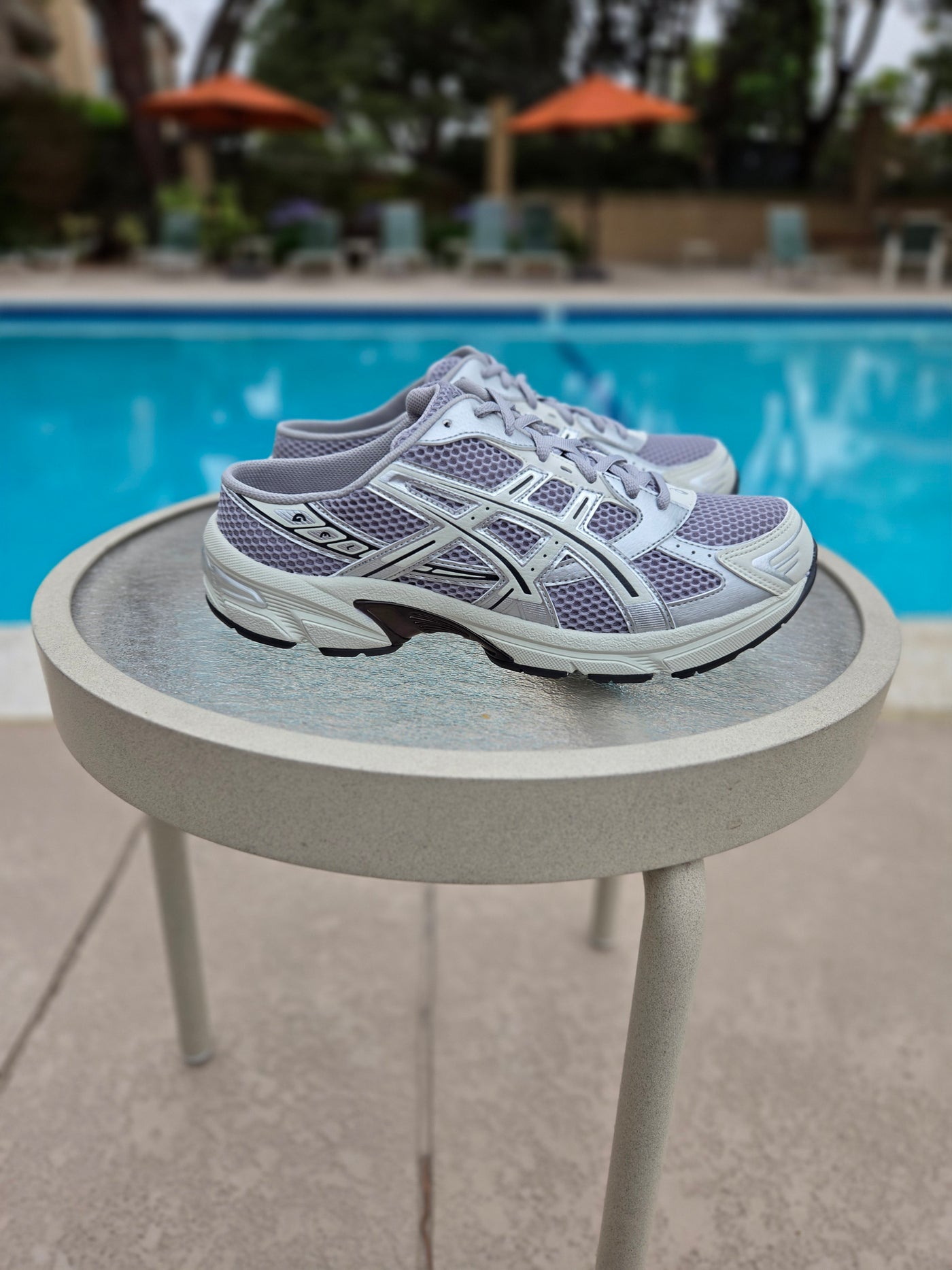 ASICS GEL-1130 MULE シルバー 23.5 ASICS GEL-1130 MULE GREY LAKE GREY – PRIVATE SNEAKERS