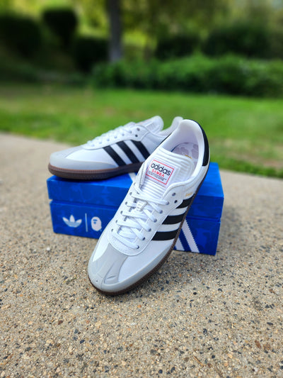 Samba X Bape 'White and Black'