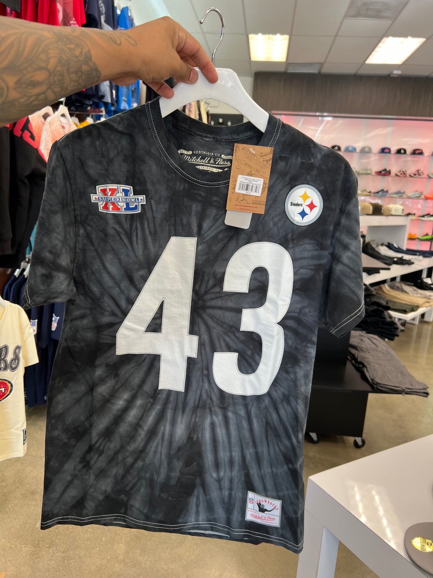 MITCHELL & NESS NFL N&N SPIDER STEELERS 2005 TROY POLAMALU