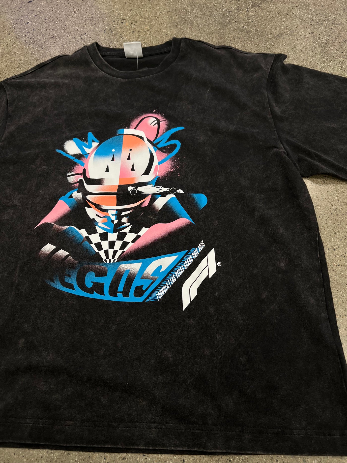 PUMA F1 VEGAS CAR GRAPHIC TEE BLACK