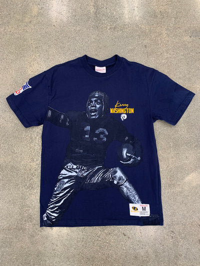 MITCHELL & NESS NFL ULTIMATE PLAYER TEE VINTAGE LOGO RAMS KENNY WASHINGTON