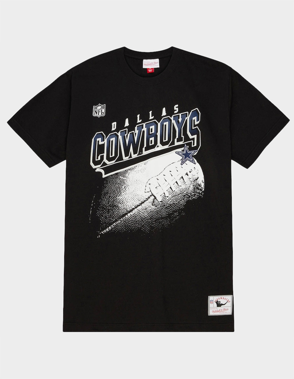 MITCHELL & NESS NFL KICK OFF TEE COWBOYS BLACK