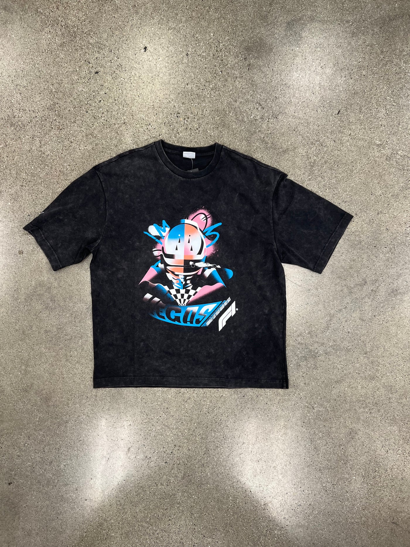 PUMA F1 VEGAS CAR GRAPHIC TEE BLACK