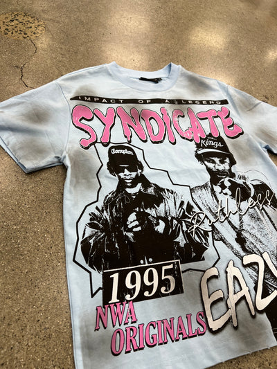 THE SYNDICATE EAZY E TEE BABY BLUE