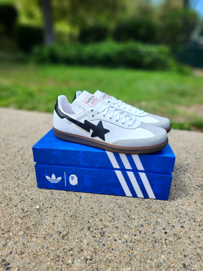Samba X Bape 'White and Black'