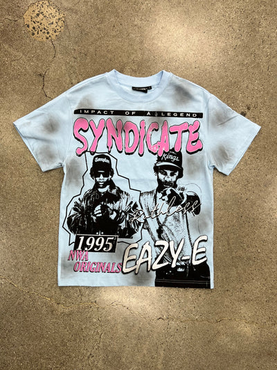 THE SYNDICATE EAZY E TEE BABY BLUE
