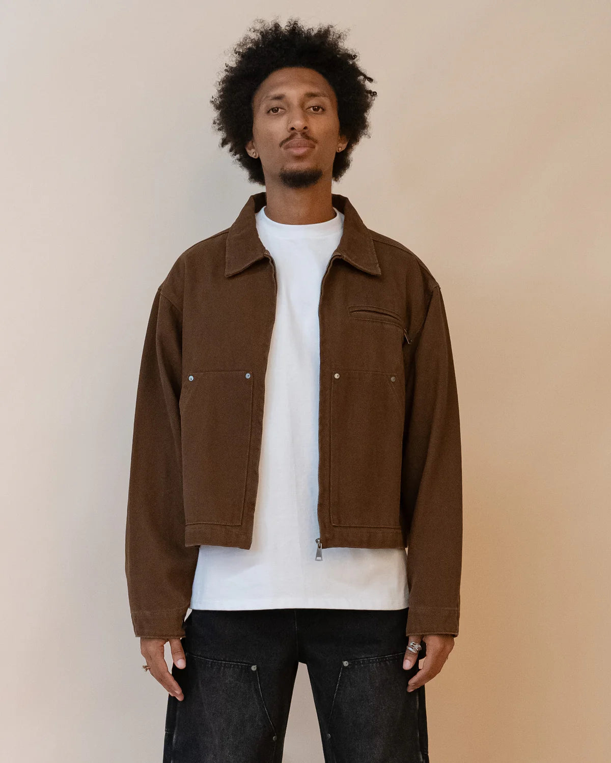 EPTM TUFF TWILL JACKET BROWN