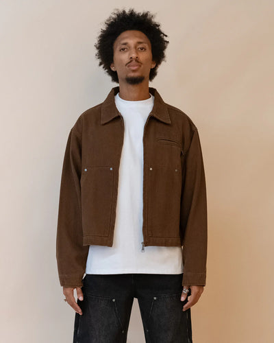EPTM TUFF TWILL JACKET BROWN