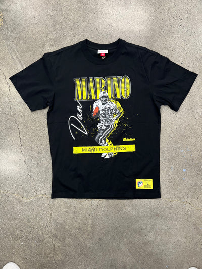 MITCHELL & NESS NFL HW NEON POP PLAYER SS TEE VINTAGE LOGO DOLPHINS DAN MARINO